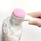 2-in-1 Silicone Facial Cleansing Brush, Gentle Exfoliating & Massage